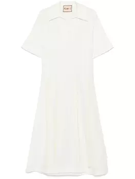 Платье макси из льна Plan C, белый