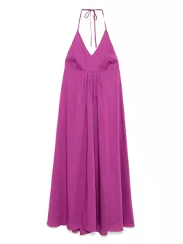 Платье макси из мальвы LIU JO, фиолетовый