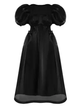 Платье макси из органзы ANOUKI, черный