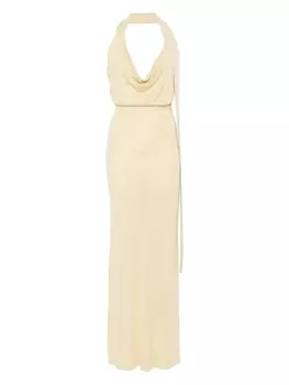 Платье макси из тонкого трикотажа Aya Muse, желтый