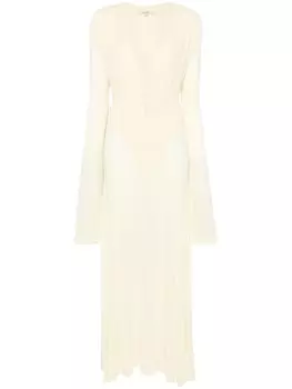 Платье макси из тонкого трикотажа MANURI, желтый