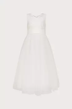 Платье макси из тюля Bernadette Monsoon, белый