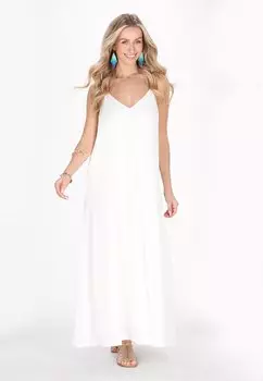 Платье макси IZIA, белый