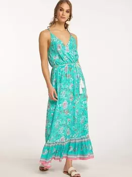 Платье макси Izia, бирюзовый