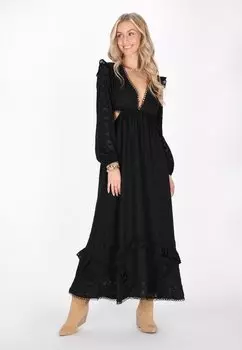 Платье макси IZIA, черный