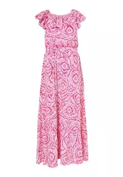 Платье макси IZIA, розовый