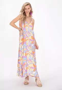 Платье макси IZIA, сиреневый