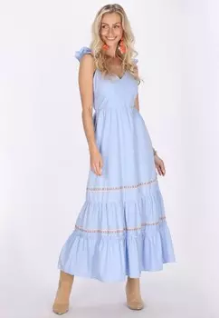 Платье макси IZIA, светло-голубой