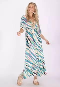 Платье макси IZIA, зеленый