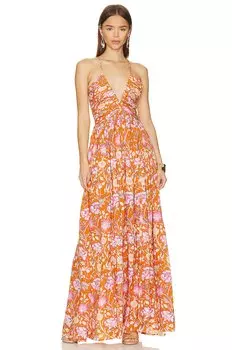 Платье макси Jen's Pirate Booty Baroque Relic, цвет Baroque Golden Age