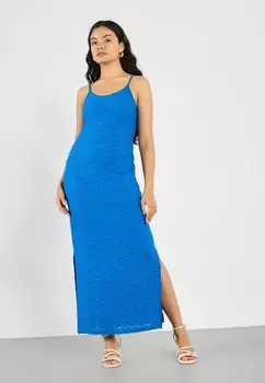 Платье макси Jersey dress Even&Odd, синий