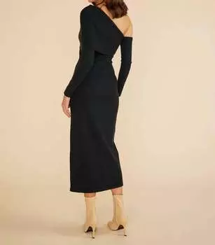 Платье макси Kaia Knit черного цвета MINKPINK