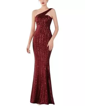 Платье макси KALINNU, красный