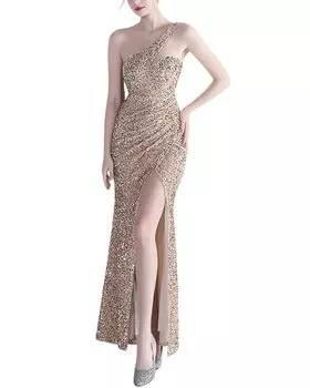 Платье макси KALINNU, золотой