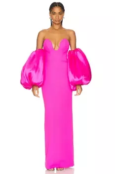 Платье макси карина Solace London, розовый