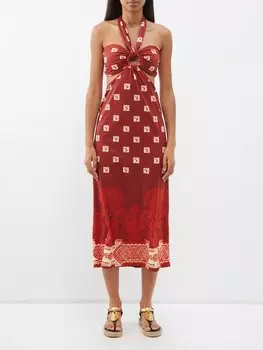 Платье макси кечуа Johanna Ortiz, красный