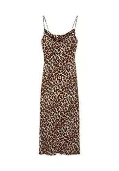 Платье макси KENDAL Mango, коричневый