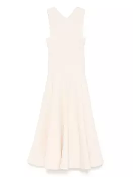 Платье макси KHAITE Mellie, нейтральный