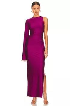 Платье макси Khanums x REVOLVE Khriya Pearl Trim, цвет Cranberry