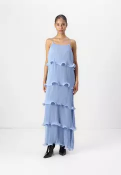 Платье макси KIRA Copenhagen Muse, светло-голубой