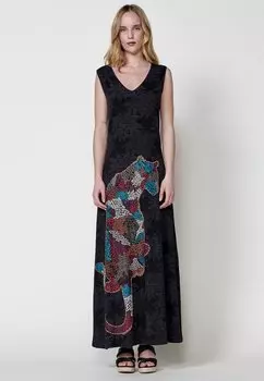 Платье макси Koroshi, черный