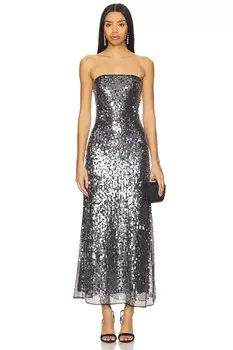 Платье макси кристель For Love & Lemons, черный