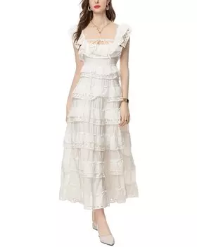 Платье макси LANELLE, белый