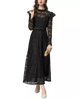 Платье макси Lanelle, черный