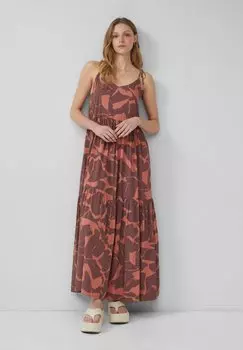 Платье макси LANGES QS, лосось