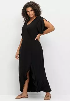 Платье макси LANGES Sheego, цвет schwarz