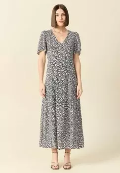 Платье макси LANGES UMWELTFREUNDLICHES BONOBO Jeans, синий