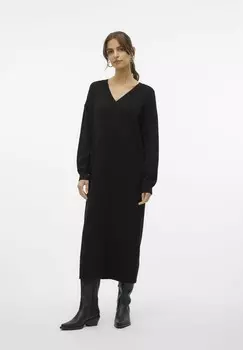 Платье макси LANGES Vero Moda, черный