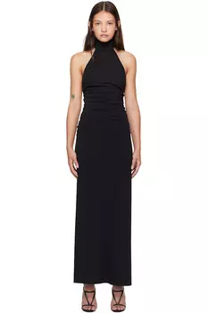 Платье макси Larsen Racer Bec + Bridge, черный