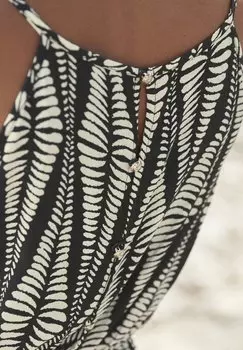 Платье макси LASCANA, черный