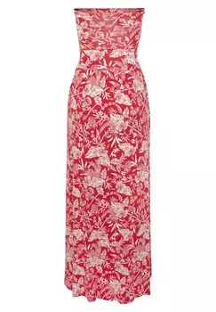 Платье макси LASCANA, красный