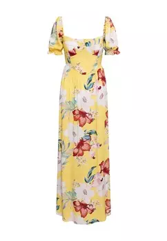 Платье макси Laurella, желтый