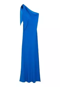 Платье макси LAZARO Mango, темно-синий