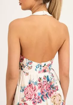 Платье макси LEIMANN, бежевый