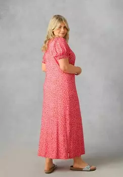 Платье макси Live Unlimited London, розовый