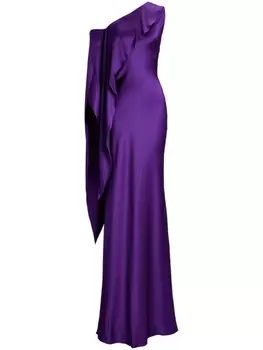 Платье макси Lizzie Ralph Lauren Collection, фиолетовый
