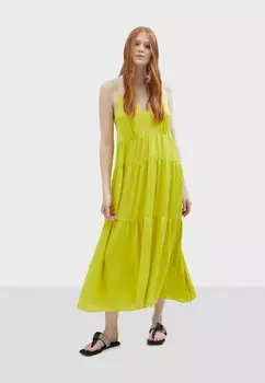 Платье макси LOLA CASADEMUNT, светло-желтый