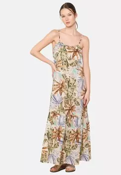 Платье макси LolaLiza, бежевый