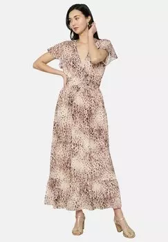 Платье макси LolaLiza, бежевый