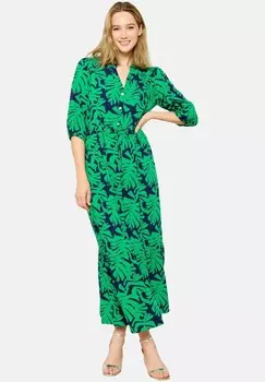 Платье макси LolaLiza, зеленый
