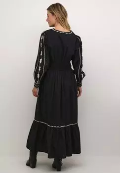Платье макси LONG Cream, черный