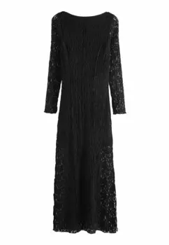 Платье макси LONG SLEEVE Next, черный