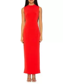 Платье макси Lori Mockneck Alexia Admor, красный