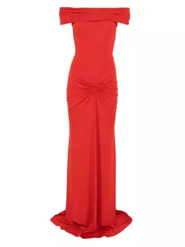 Платье макси Lunar MOOS STUDIO, красный