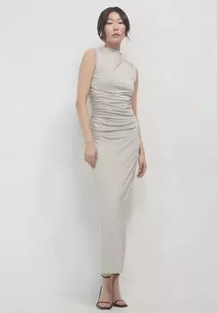 Платье макси LUNGO CON ARRICCIO Calliope, экрю