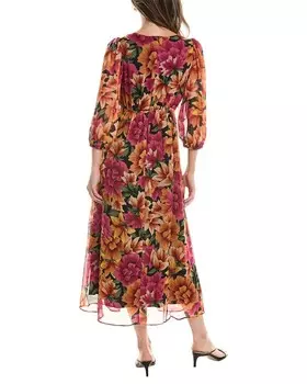 Платье макси Maggy London Surplice, черный